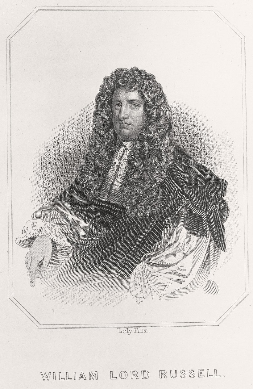 William Lord Russell portréja, 1835 alkotó: English School