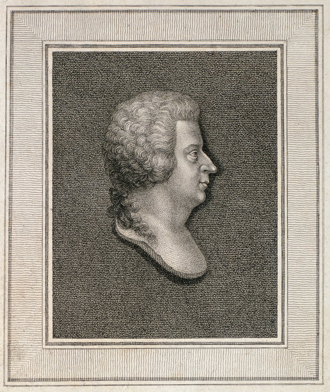 Wolfgang Amadeus Mozart (1756-91) portréja, 1814-ben alkotó: English School