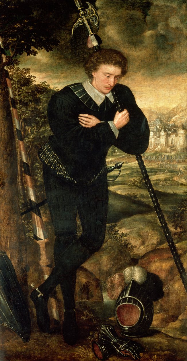 Egy úriember portréja, akit hagyományosan Sir Robert Sidney-ként azonosítanak alkotó: English School