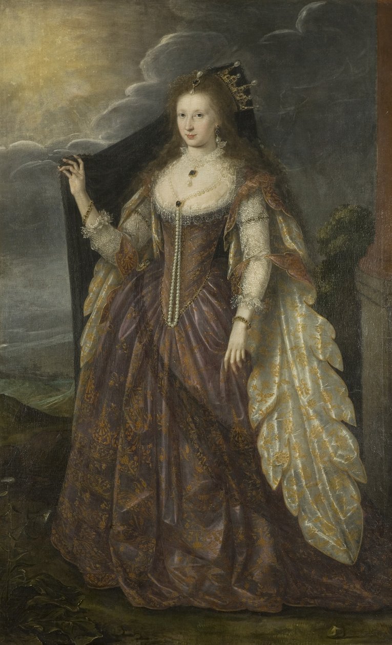 Egy hölgy portréja, 1615 körül (olaj, vászon) alkotó: English School