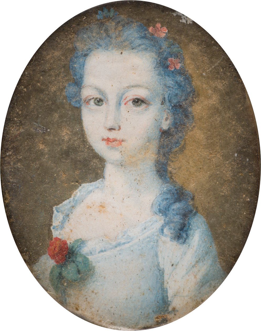 Portré egy hölgyről, valószínűleg Margitról, Cork grófnőjéről (1710-1758), 1705-58 körül (olaj, vászon) alkotó: English School