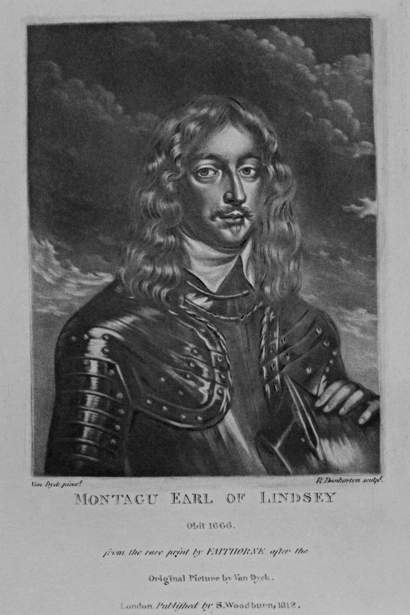 Lindsay 2. grófjának portréja a „Characters Illustrious in British History”-ból, Richard Earlom és Charles Turner, 1815 alkotó: English School