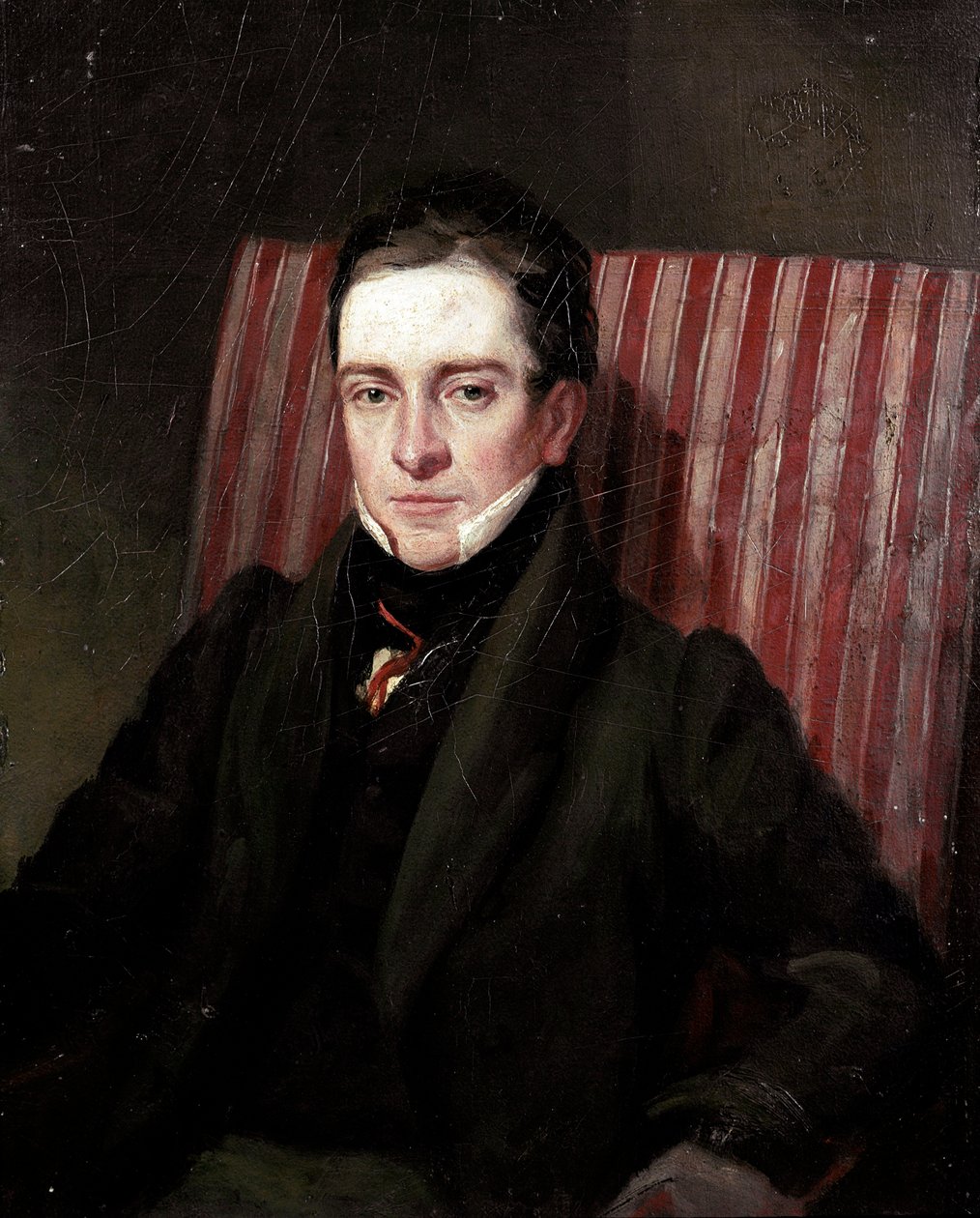 Thomas Hood angol költő portréja (1799-1845) Festmény a 19. századi angol iskoláról London, Nemzeti portrégaléria alkotó: English School