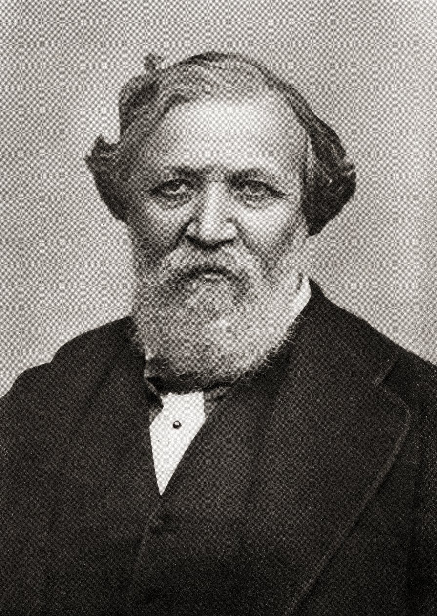Robert Browning angol költő portréja (1812-89) alkotó: English School
