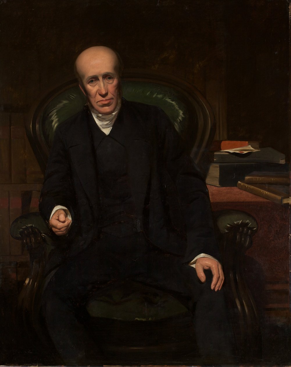 John Clay tiszteletes portréja alkotó: English School