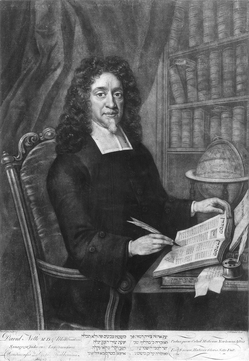 Portrait of the rabbi David Nieto alkotó: English School