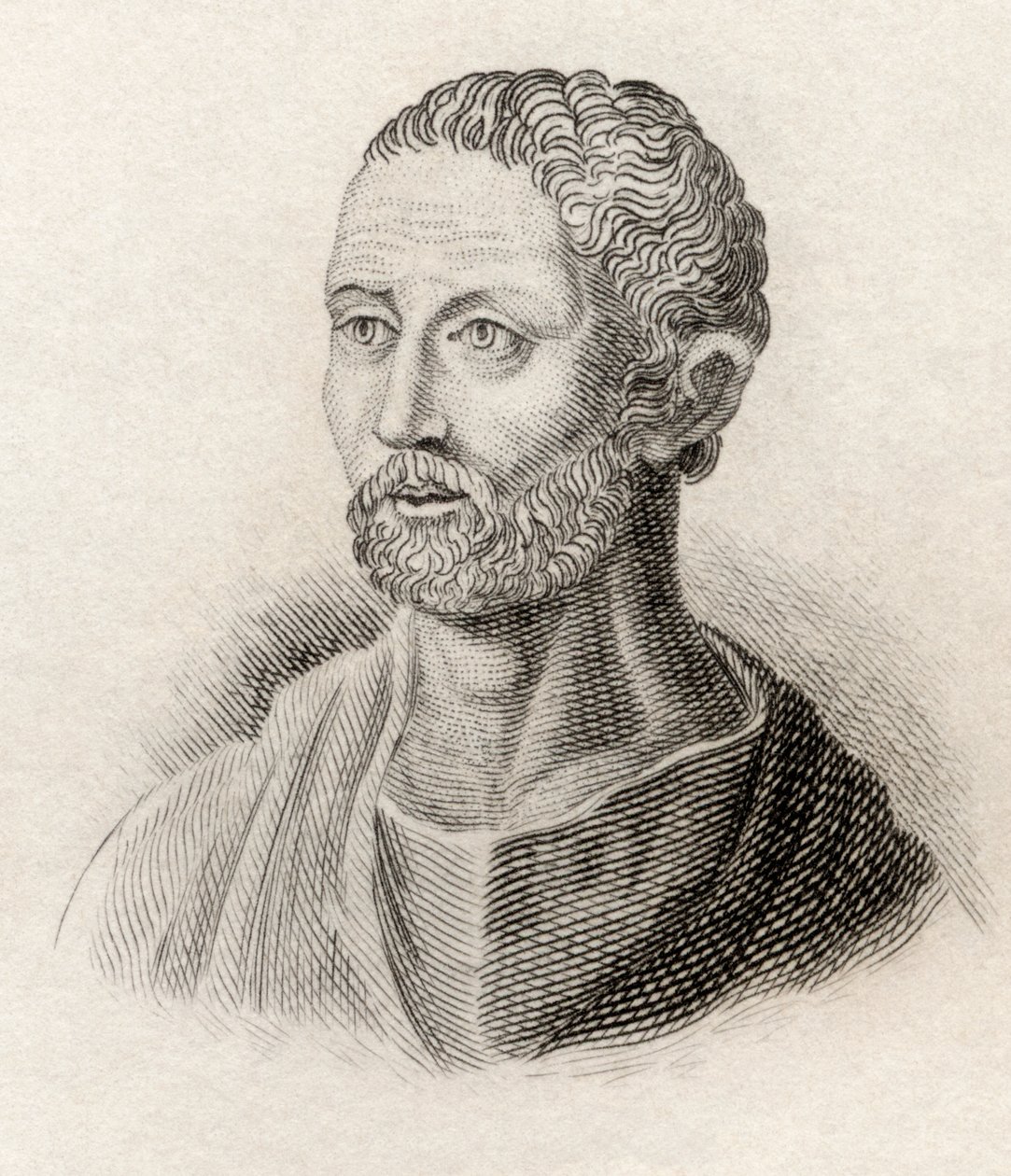 Posidonius of Apameia, az 1825-ben megjelent „Crabbes Historical Dictionary” c. alkotó: English School