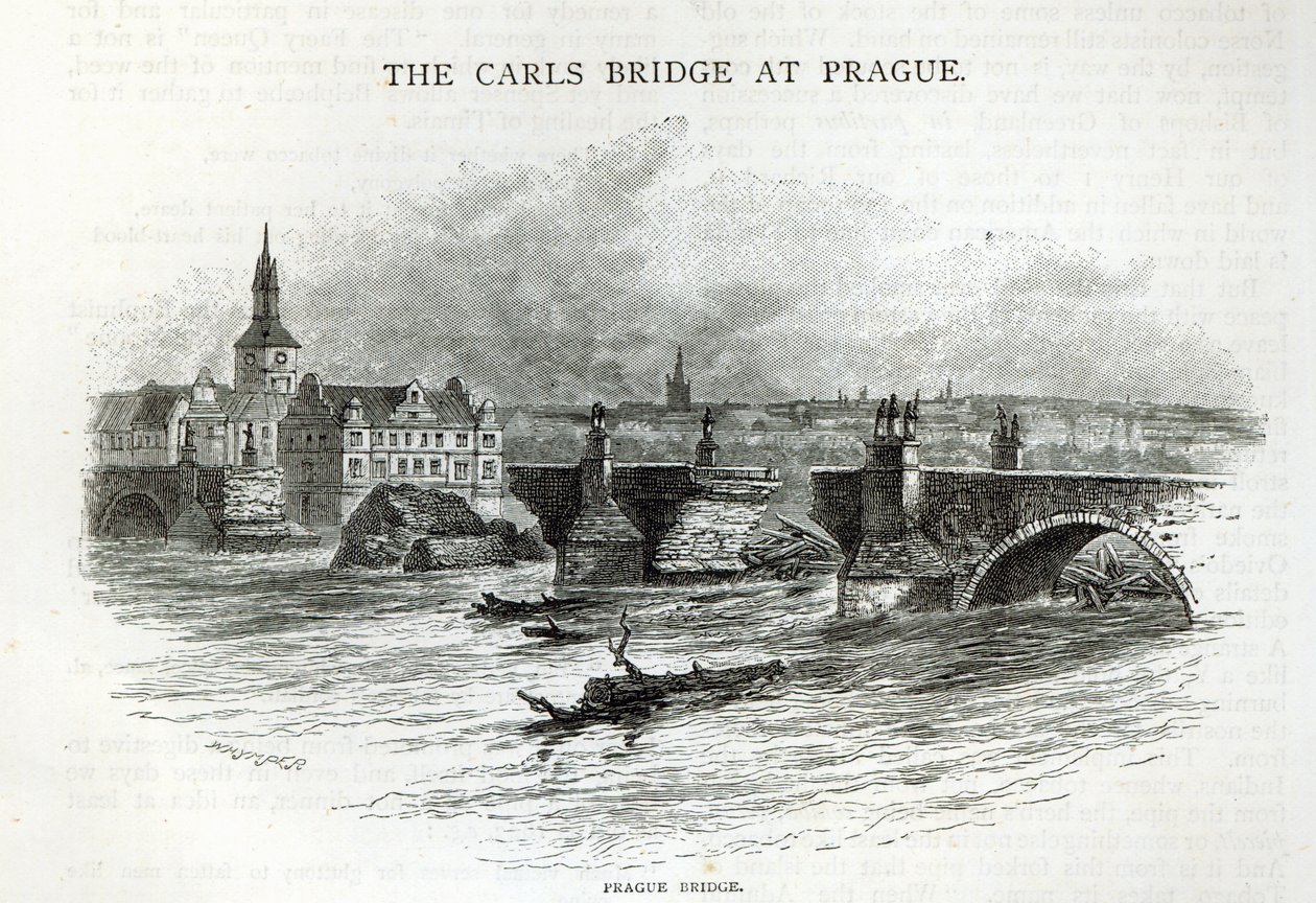 Prágai híd, a "Szabadidő órája" című filmből, 1891 alkotó: English School