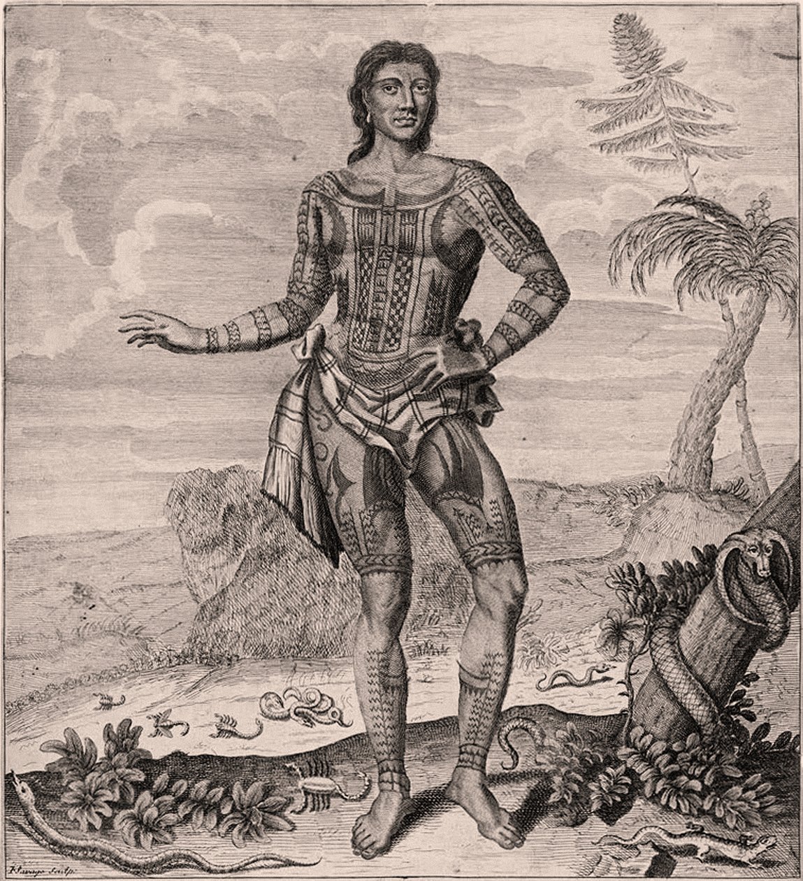 Giolo herceg a Fülöp-szigetekről, 1691 alkotó: English School