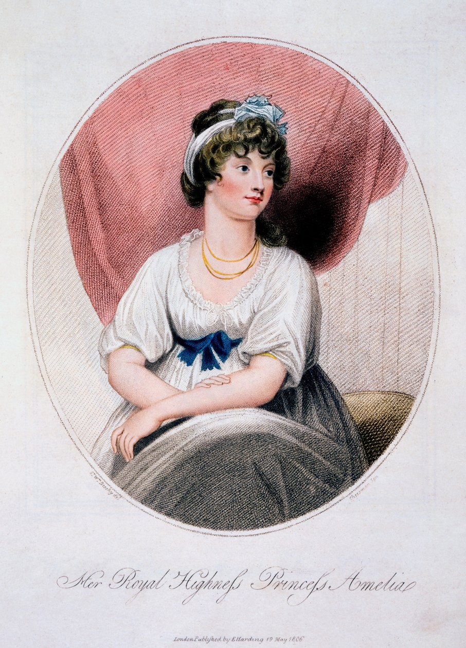Amelia hercegnő, 1806 alkotó: English School