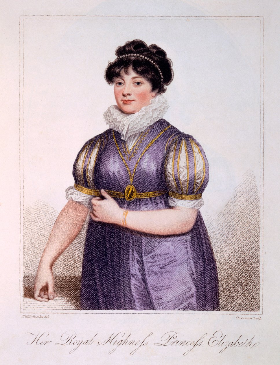 Erzsébet hercegnő, 1806 alkotó: English School