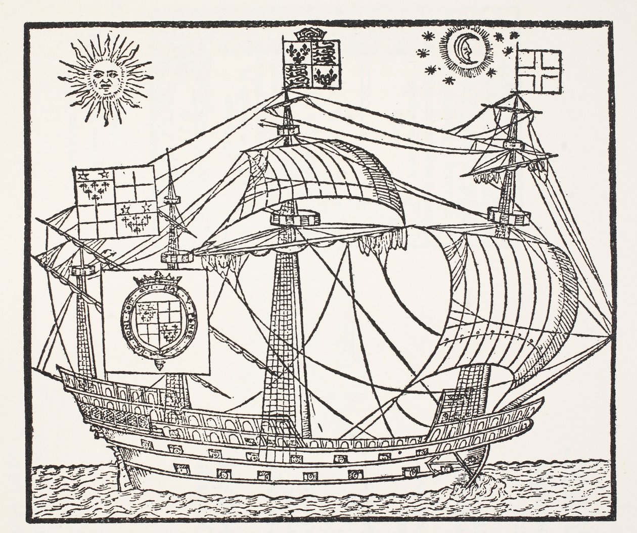 Prognostication everlasting, L. & T. Digges, nyomtatta T. Marshe, London, 1576 alkotó: English School