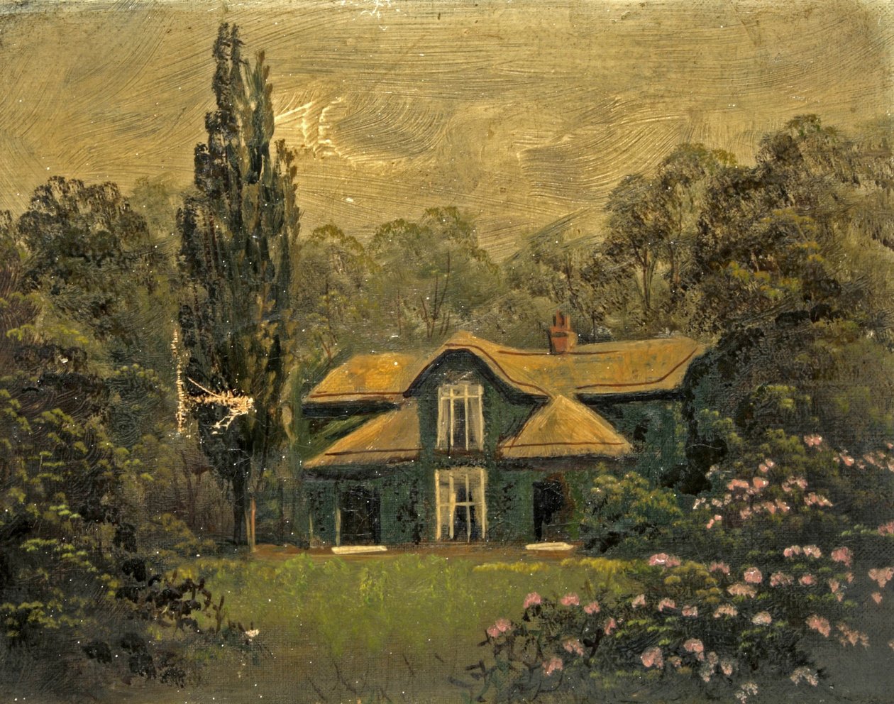 Caroline királynő kunyhója, Kew Gardens, Surrey alkotó: English School
