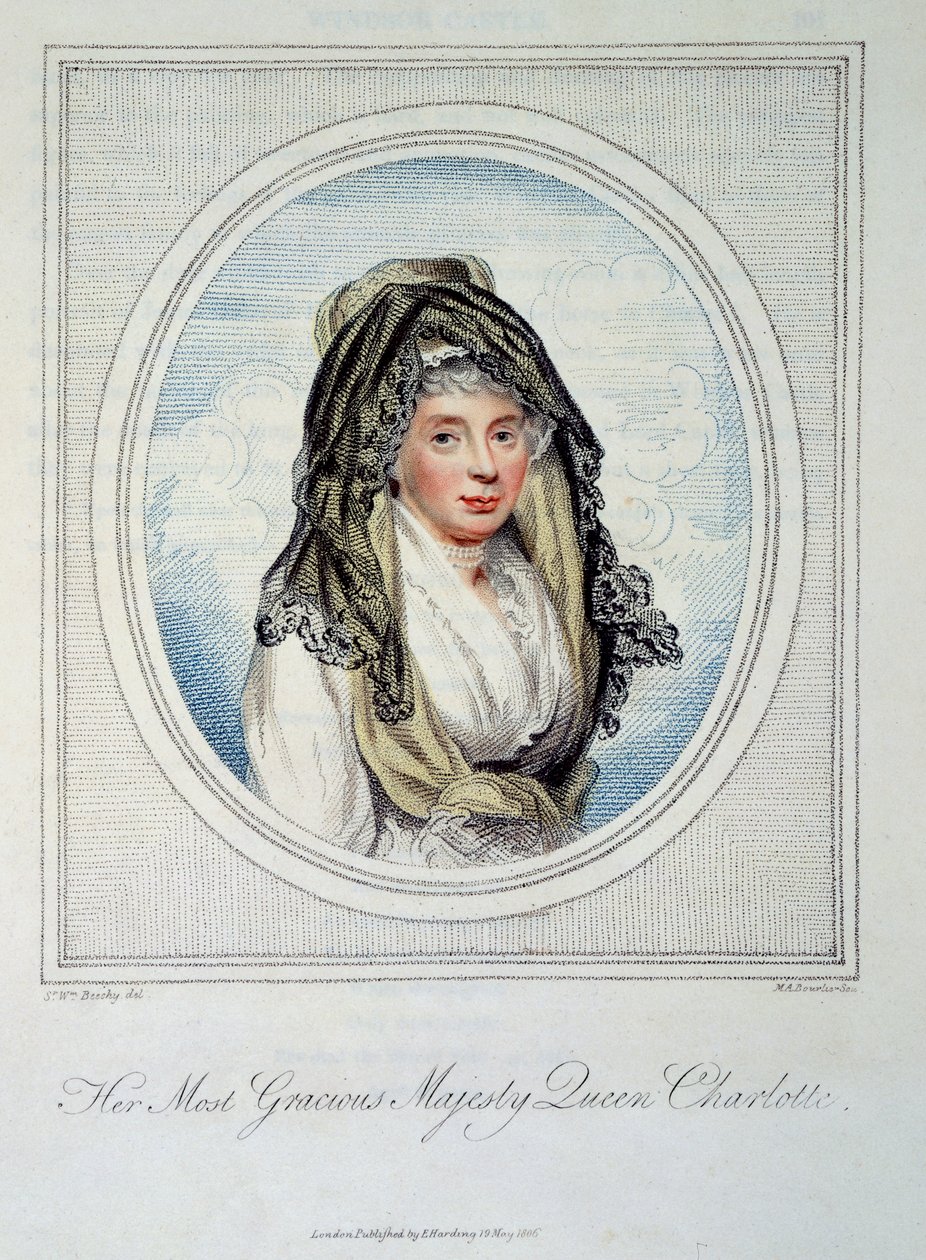 Charlotte királynő, 1806 alkotó: English School