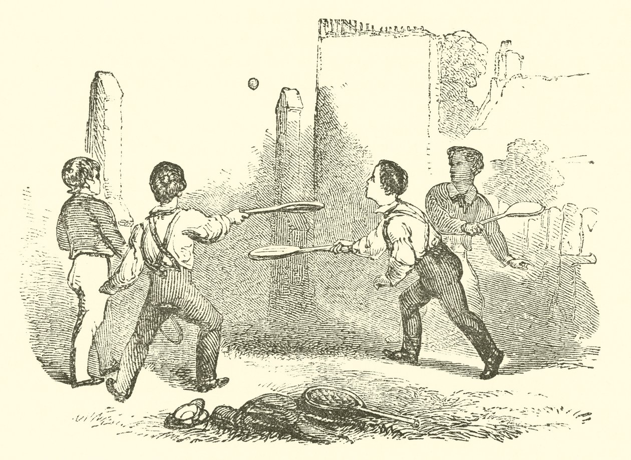 Rackets (gravírozás) alkotó: English School