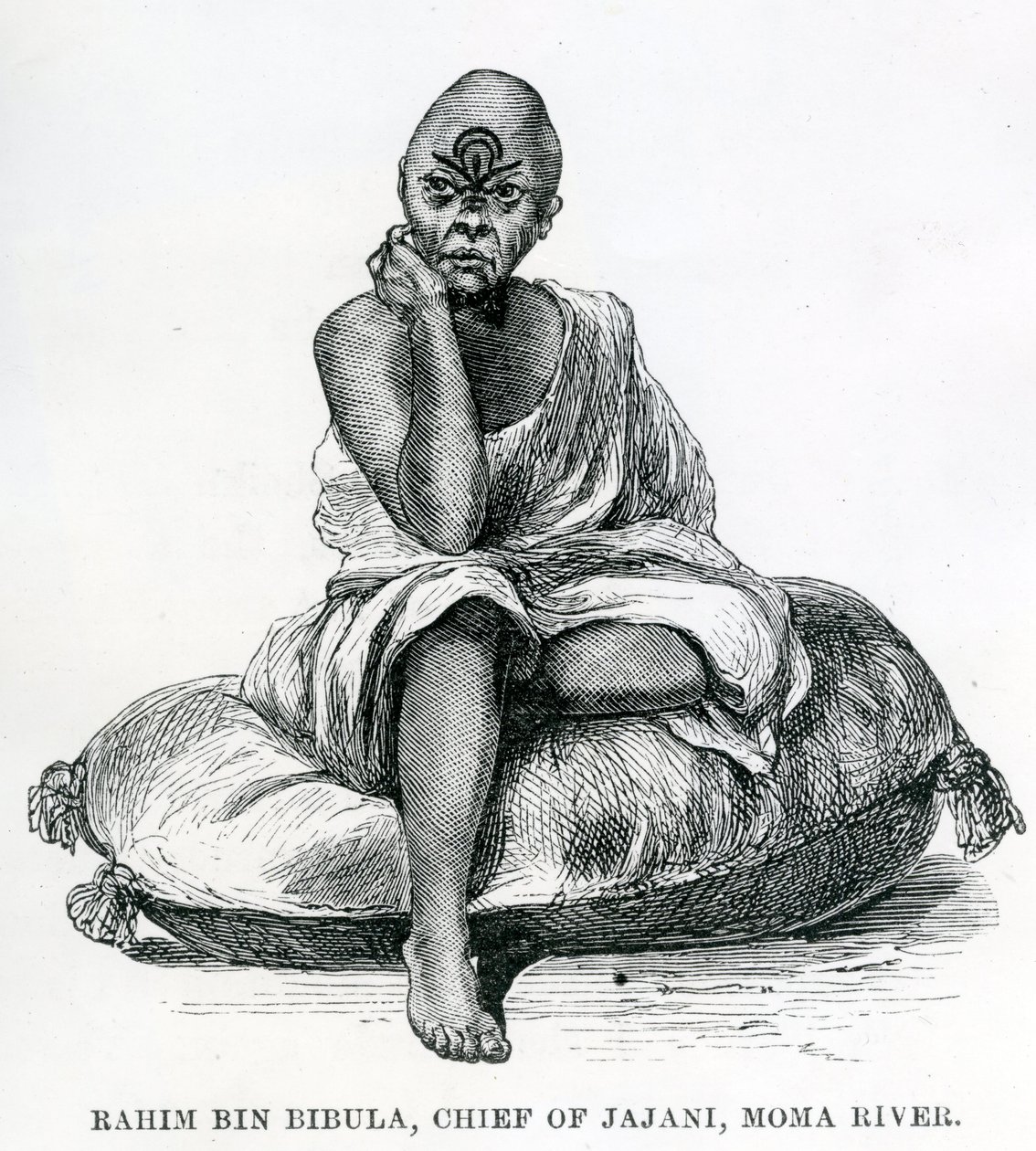 Rahim Bin Bibula, Jajani főnöke, a Moma folyó alkotó: English School