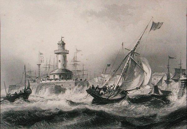 Ramsgate a „Cyclopaedia of Useful Arts & Manufactures”-ból, Charles Tomlinson szerkesztette, 1880-as évek körül (metszet) alkotó: English School
