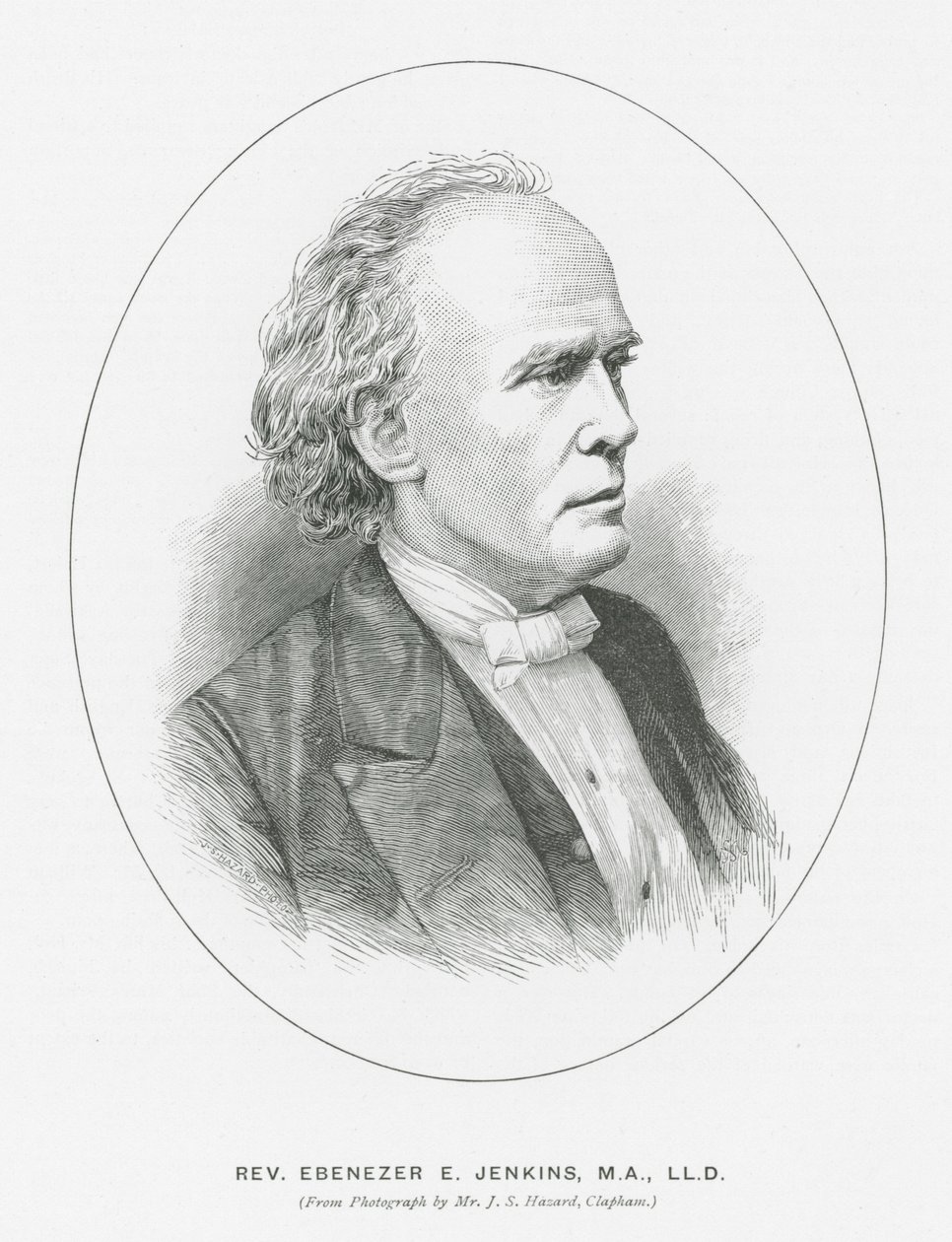 Ebenezer E Jenkins tiszteletes (litográfia) alkotó: English School