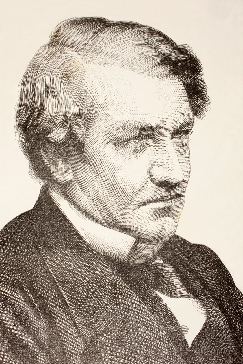 Richard Bourke (litho) alkotó: English School