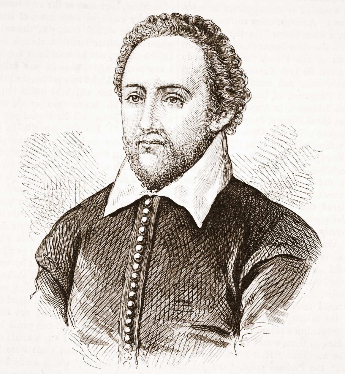 Richard Burbage, a Dulwich College-ban készült eredeti portréról alkotó: English School