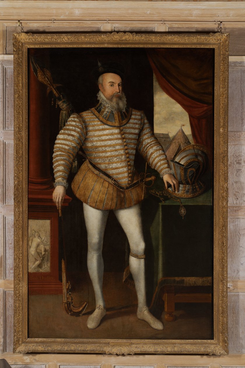 Robert Dudley, Leicester grófja, 1532-88 körül (olaj, vászon) alkotó: English School