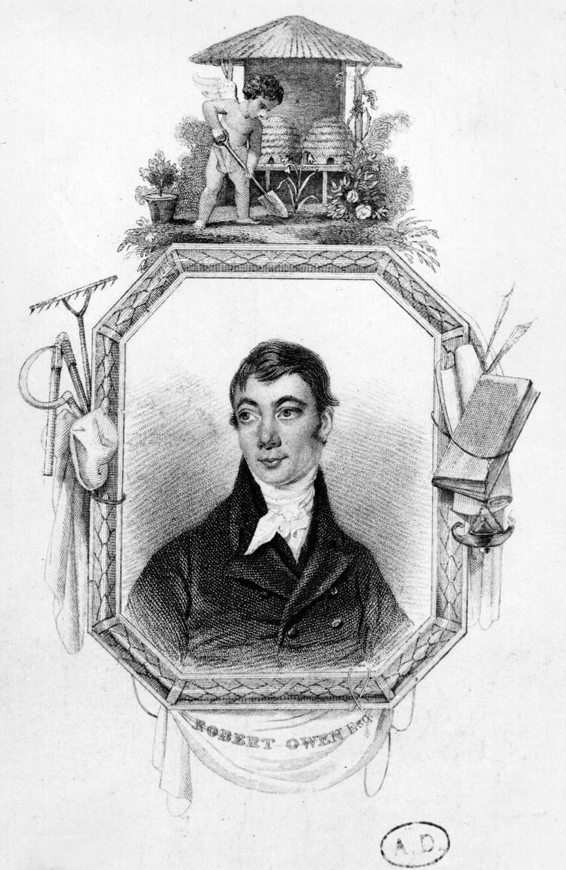 Robert Owen (1771-1858) alkotó: English School