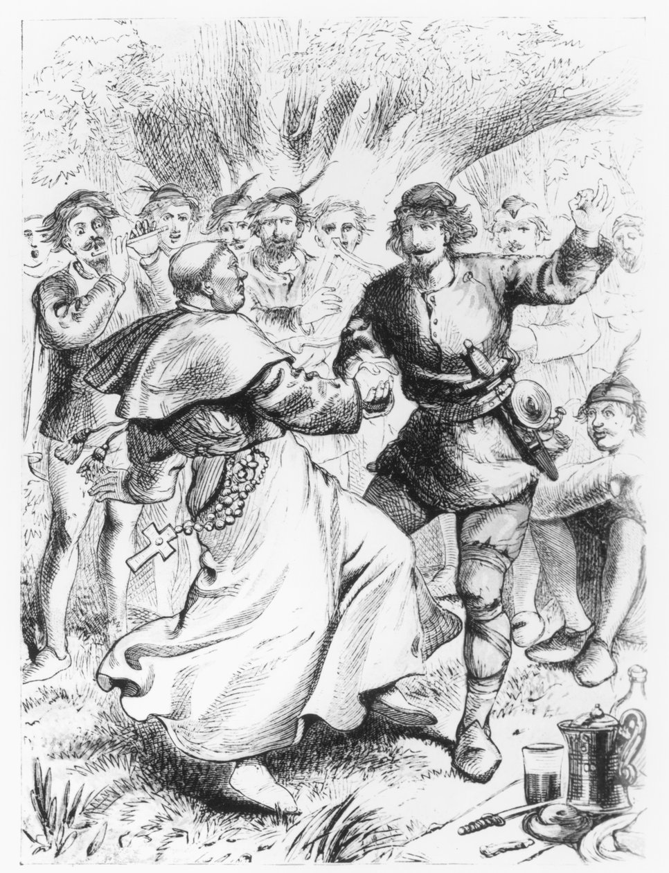 Robin Hood és a püspök alkotó: English School