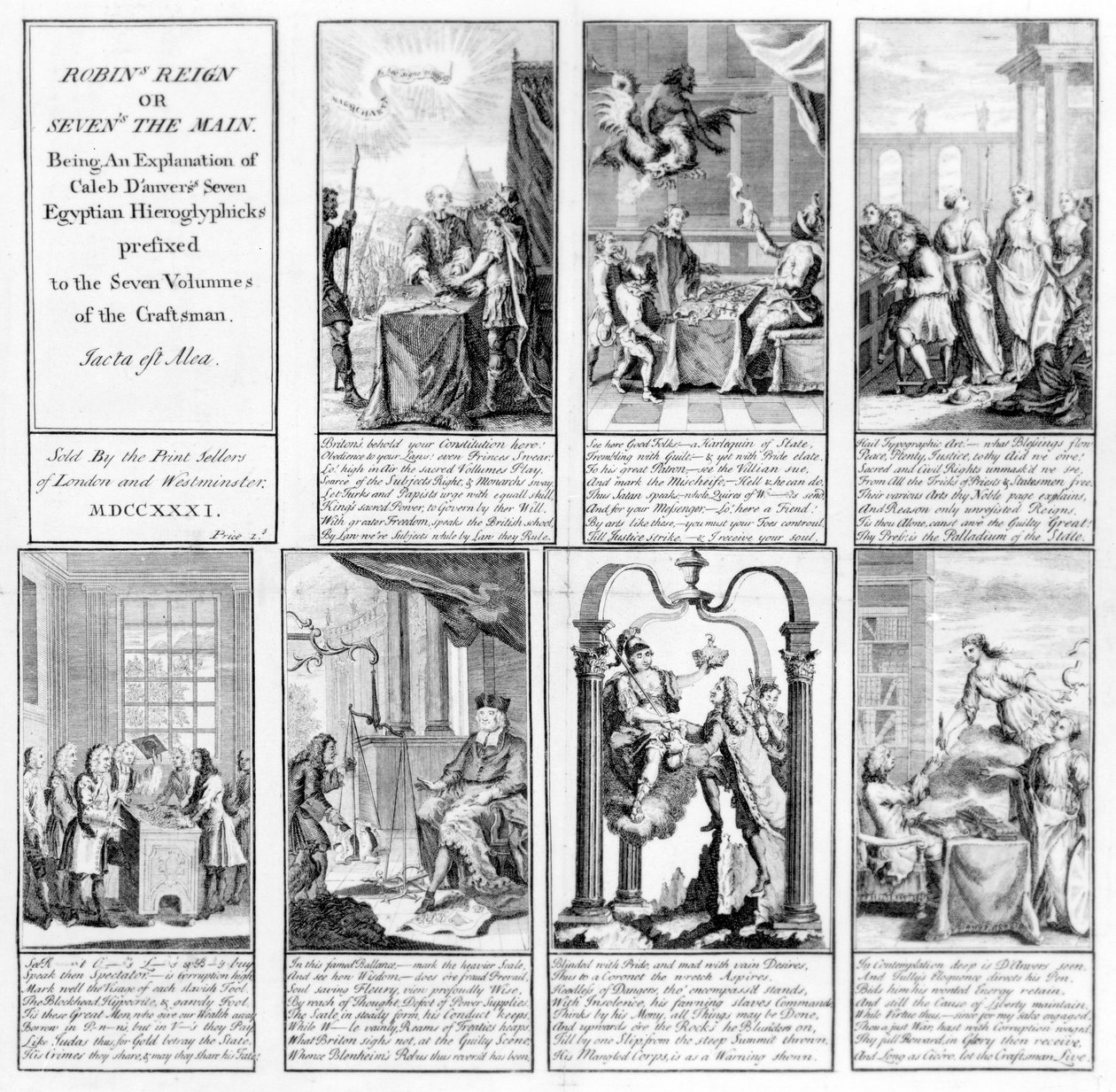 Robins Reign, avagy Sevens the Main, 1731 alkotó: English School