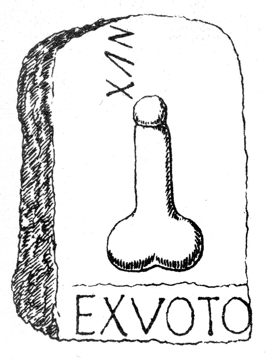 Római Ex Voto emlékmű a skóciai Westerwood erődből az Antonine-falon alkotó: English School