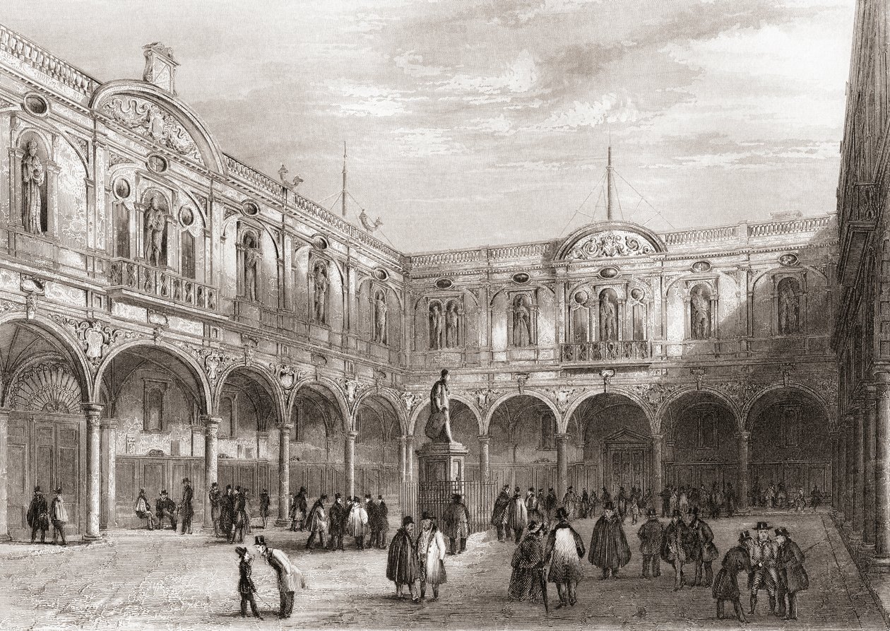 Royal Exchange, London, Anglia alkotó: English School