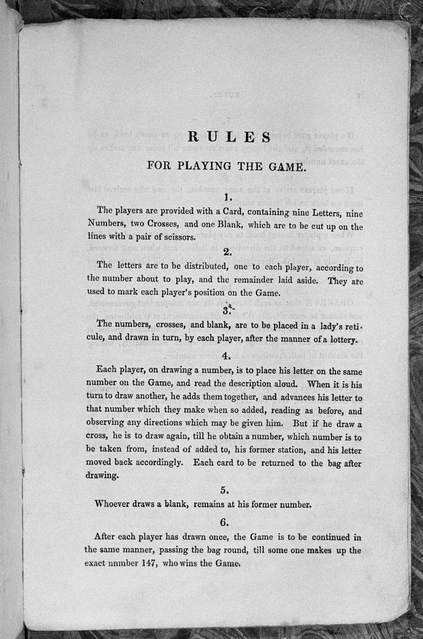 A Star-Spangled Banner vagy az Egyesült Államokba emigránsok játékának szabályai, 1840 körül alkotó: English School