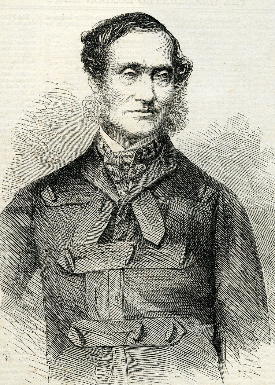 Rutherford Alcock (1809-97) a The Illustrated London Newsból 1864. július 23. alkotó: English School