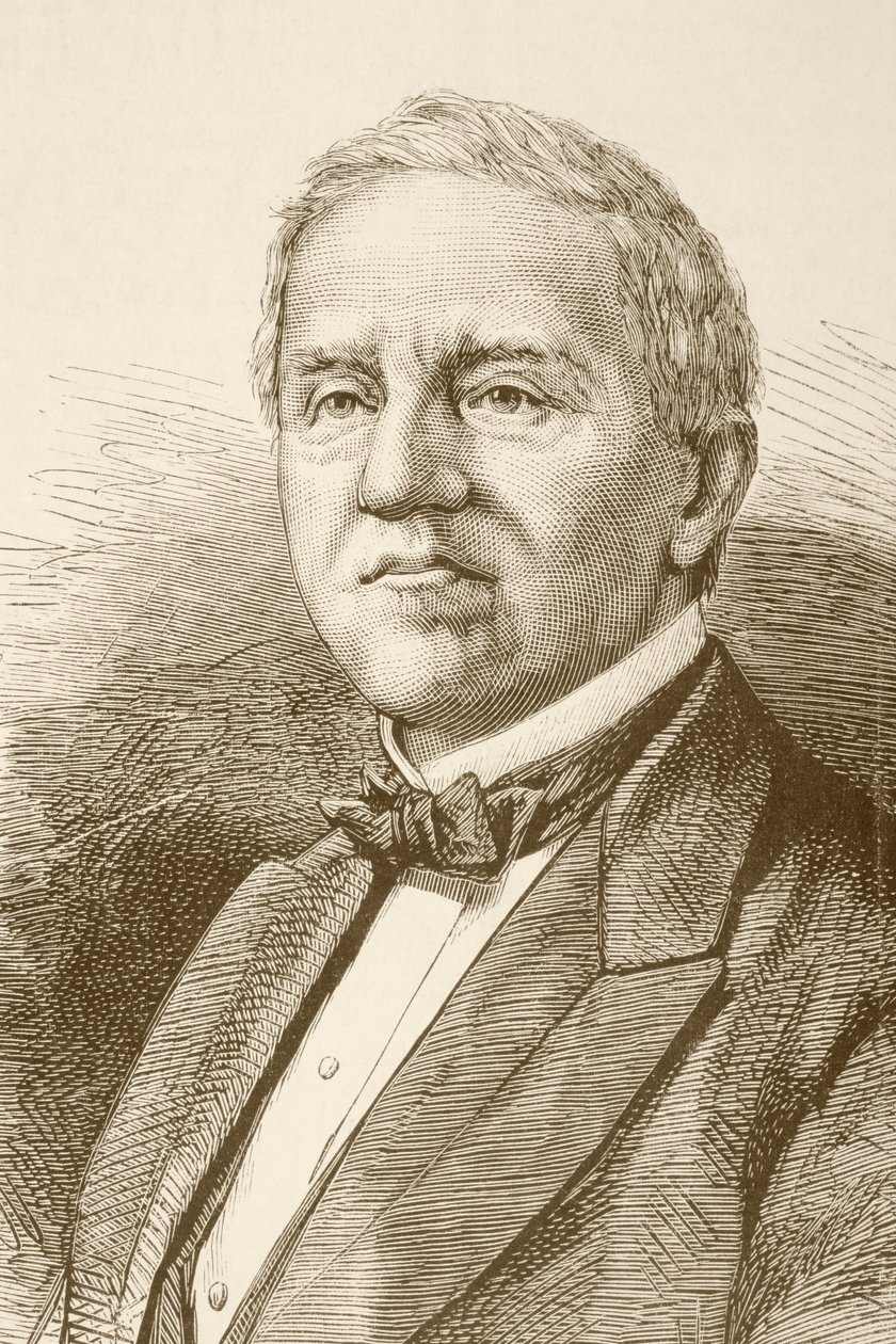 Samuel J. Tilden (litho) alkotó: English School