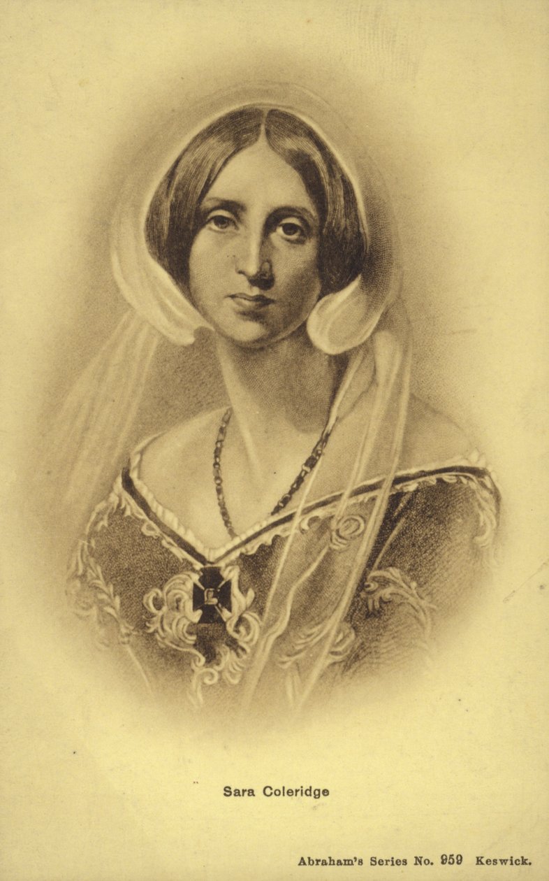 Sara Coleridge (1802-1852), angol író és műfordító (litho) alkotó: English School