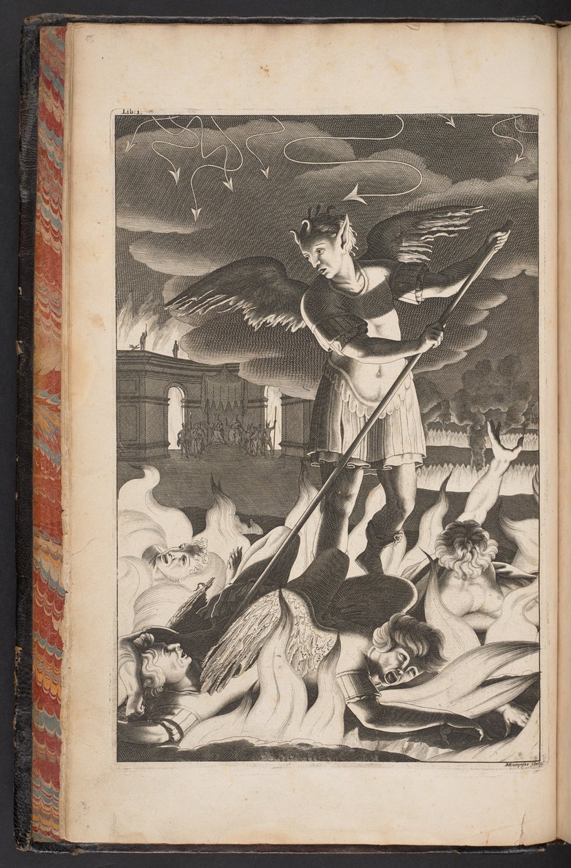 John Milton Sátán az elveszett paradicsomból alkotó: English School