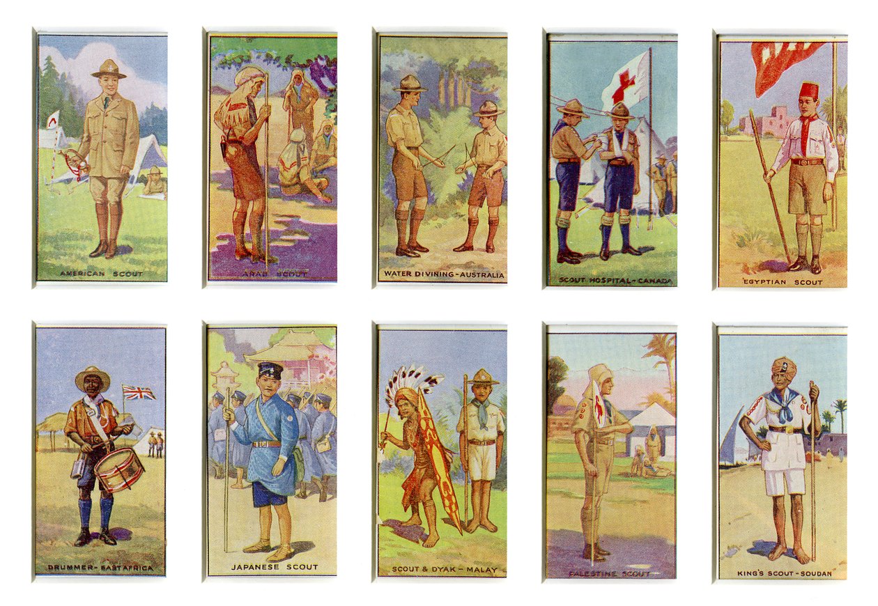 Cserkészek a világ minden tájáról, 1923 alkotó: English School