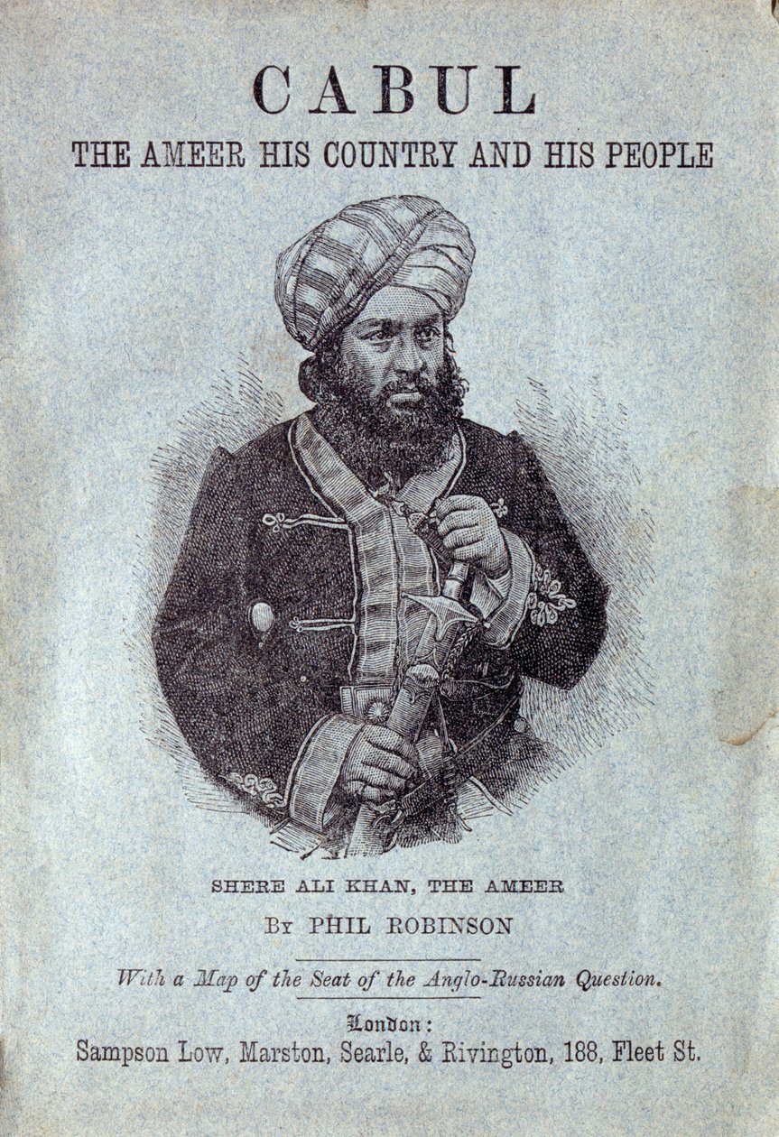 Shere Ali Khan, Afganisztán Ameer, 1878 alkotó: English School