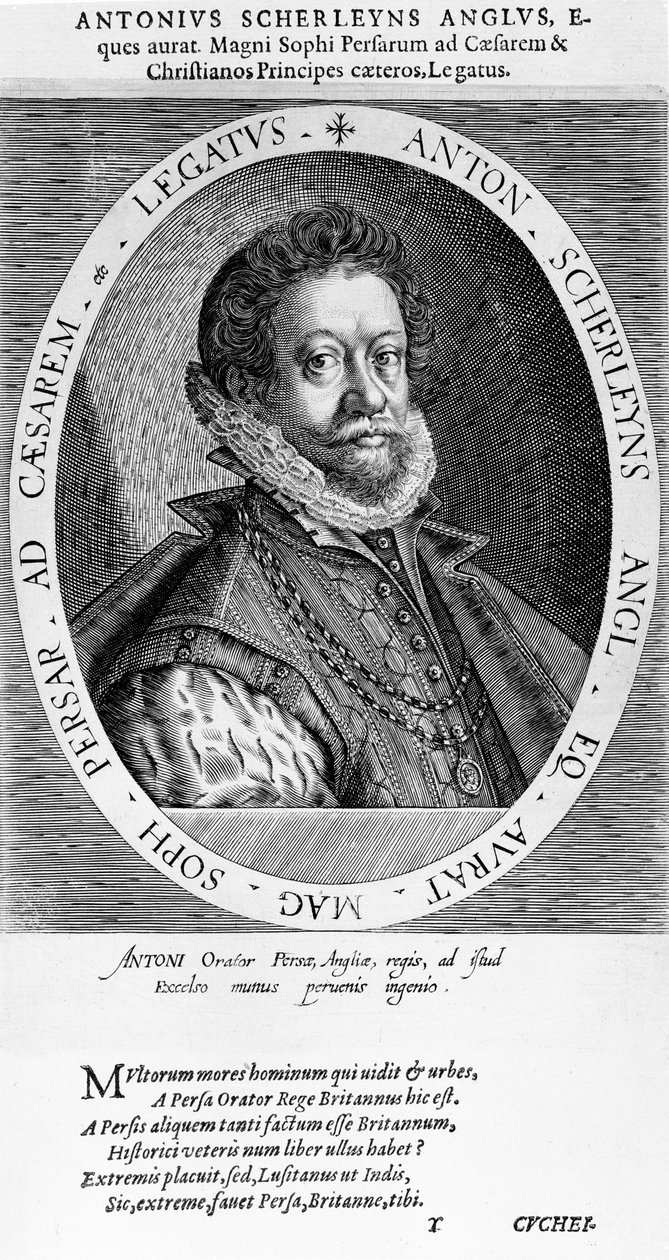 Sir Anthony Sherley (metszet) alkotó: English School