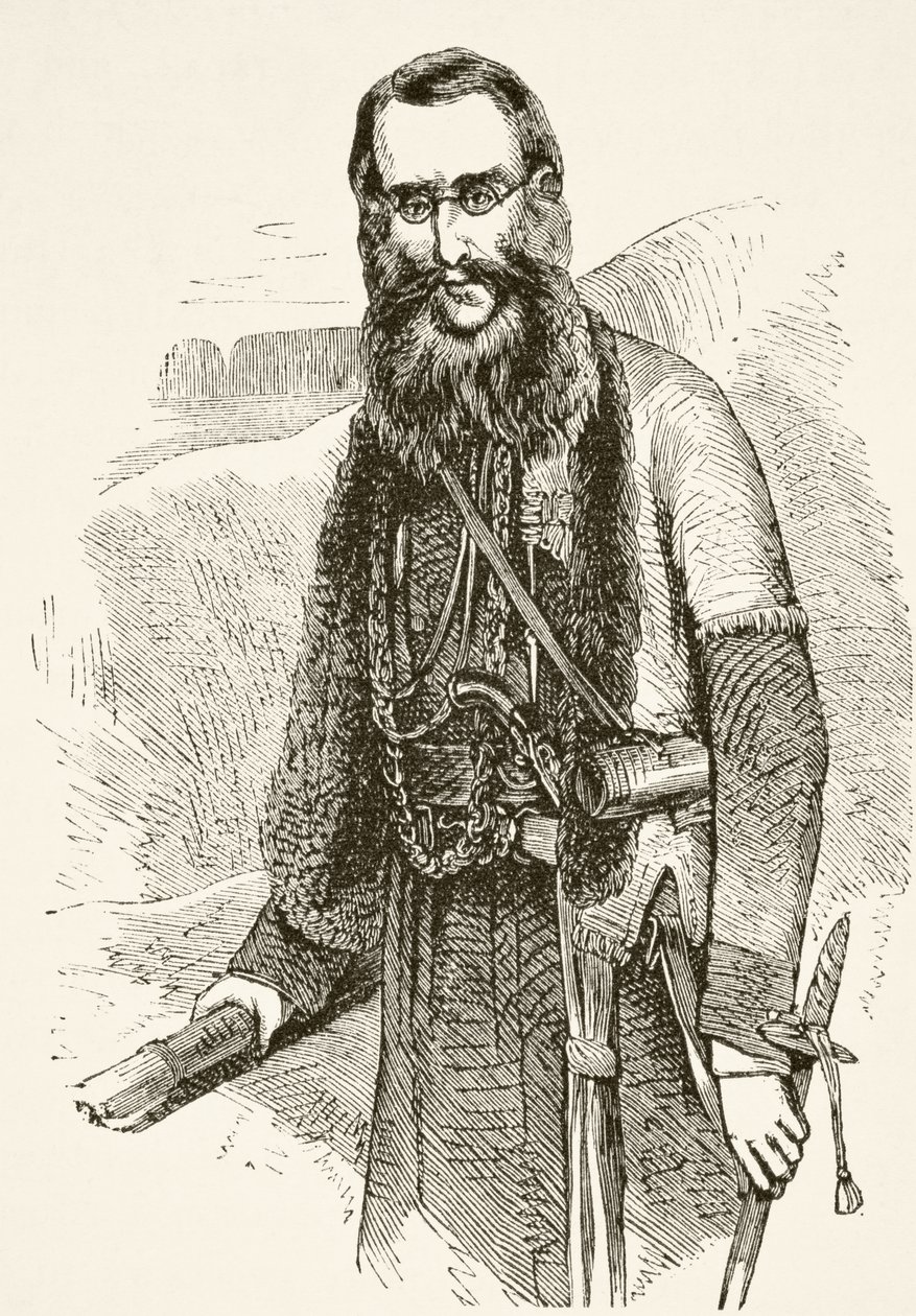 Sir Charles Napier, William Hickman Smith Aubrey (1858-1916) „Anglia nemzeti és hazai története” című művéből, London, 1890 körül. alkotó: English School