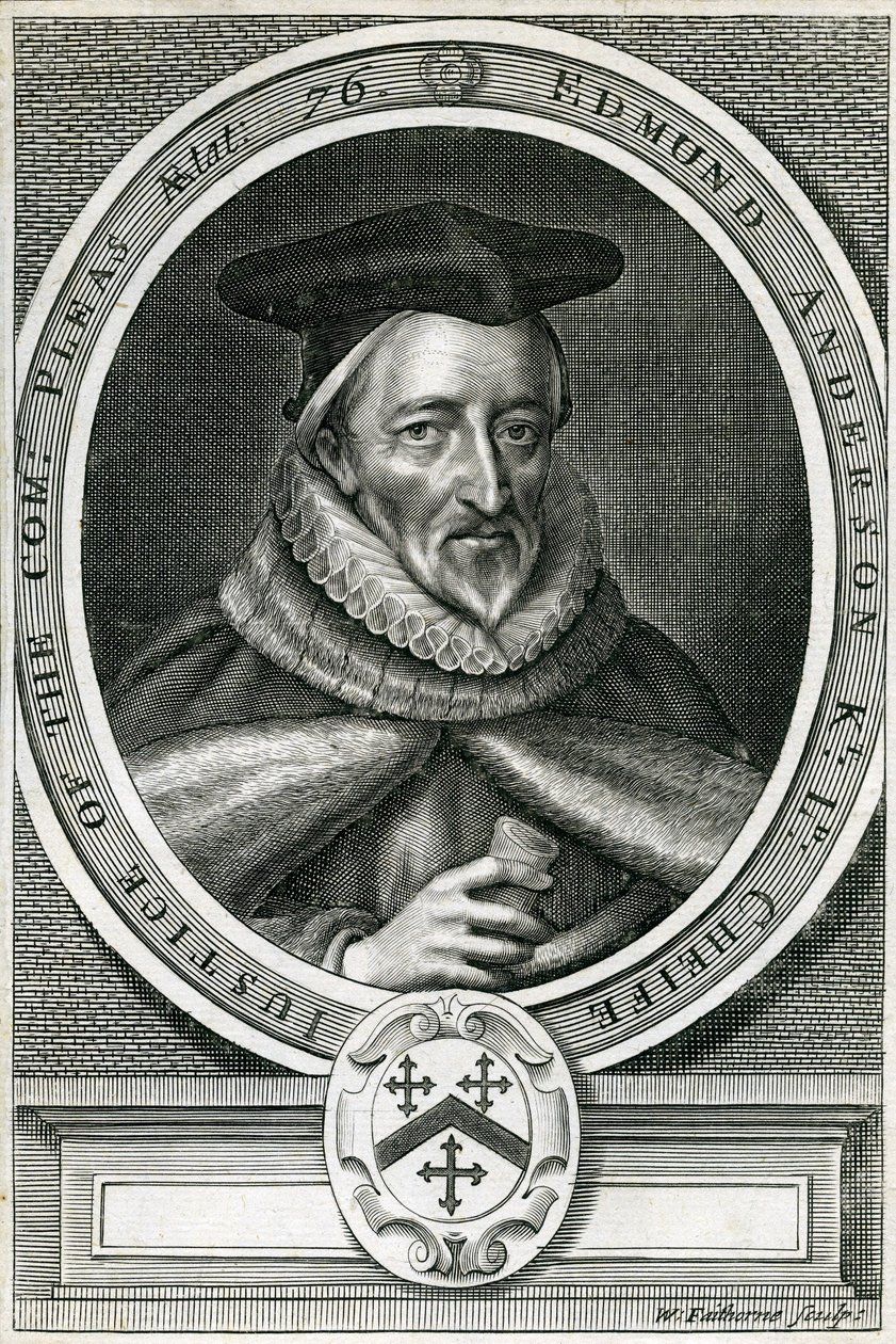 Sir Edmund Anderson (1530-1605) alkotó: English School