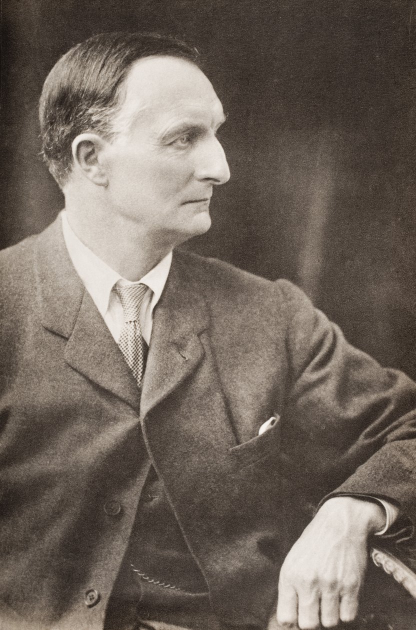 Sir Edward Grey, Falloden Gray vikomtja, 1933-ban megjelent Andre Maurois "Edward király és korszakai" című illusztrációja (nyomtatott) alkotó: English School