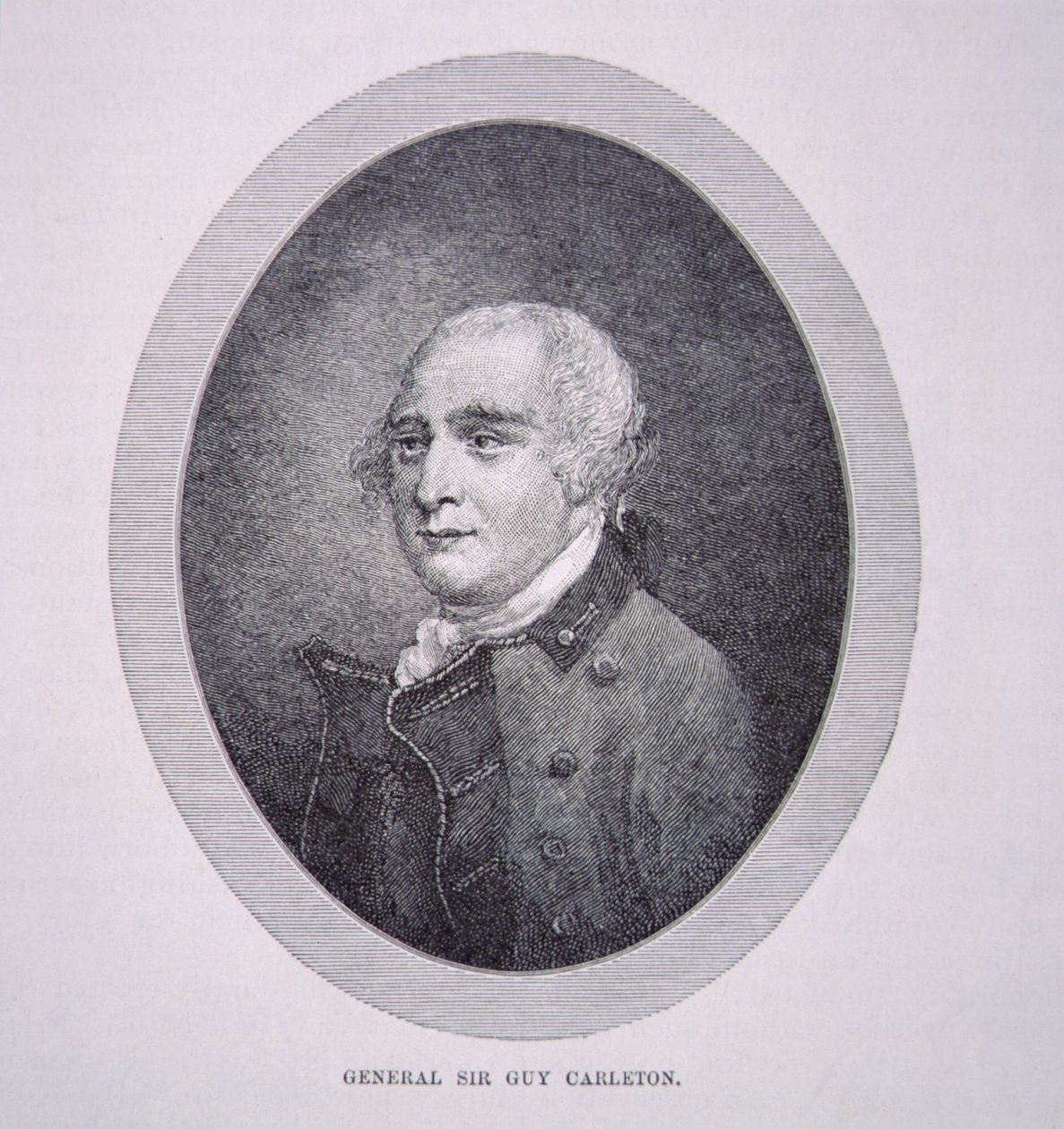 Sir Guy Carleton (litho) alkotó: English School