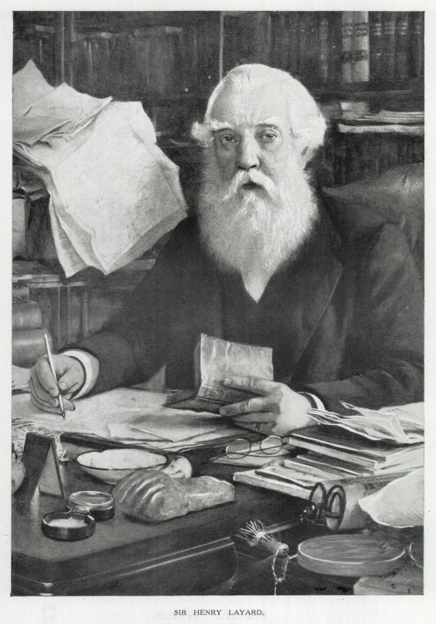 Sir Henry Layard (litográfia) alkotó: English School