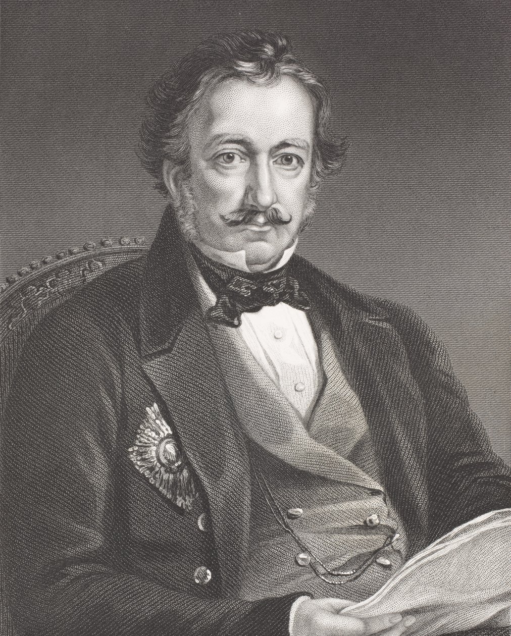 Sir Henry Pottinger, a "Történelmi portrék galériájából", megjelent 1880 körül alkotó: English School