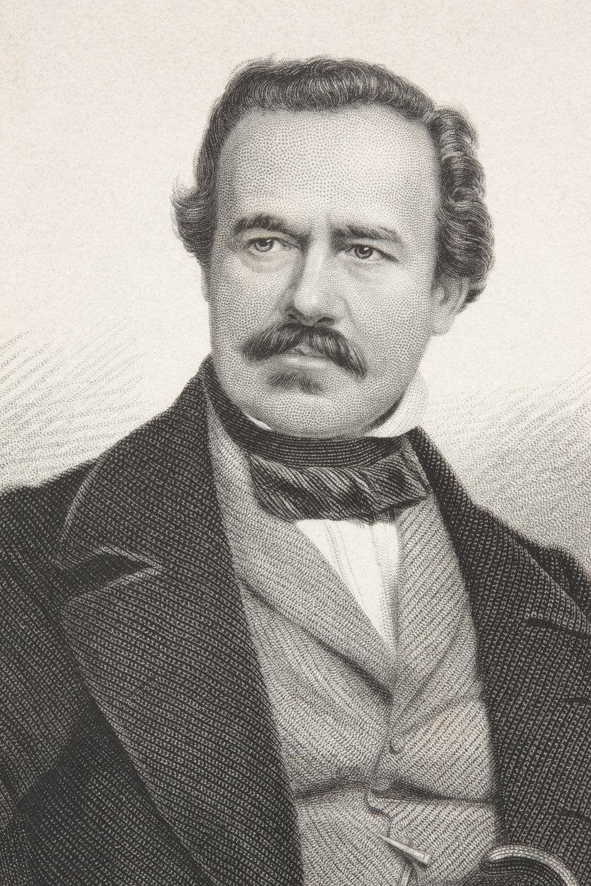 Sir James Outram, a "Gallery of Historical Portraits"-ból, 1880 körül megjelent alkotó: English School
