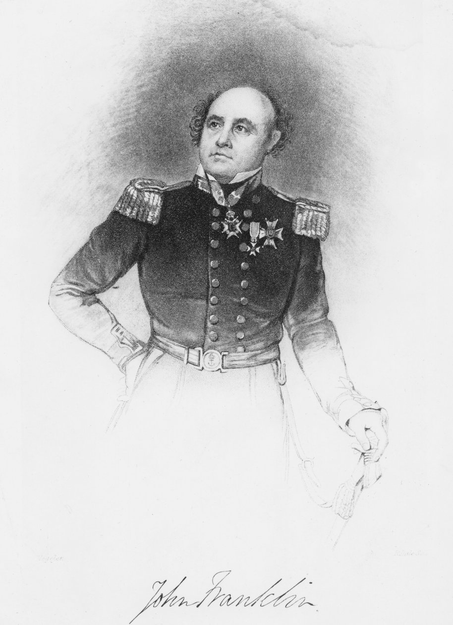 Sir John Franklin (metszet) alkotó: English School