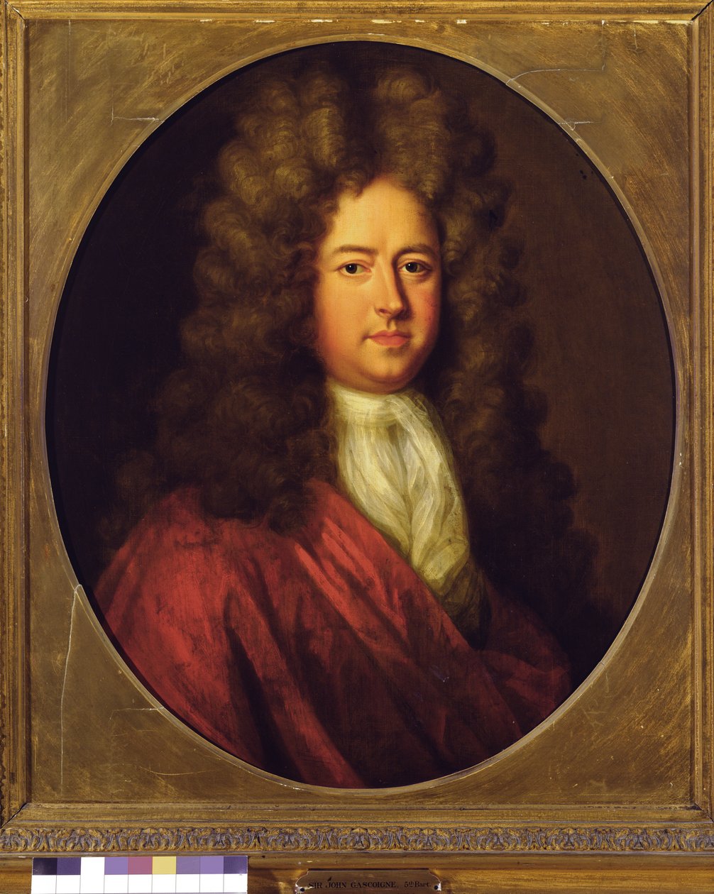 Sir John Gascoigne, 5. báró (1661-1728) (olaj, vászon) alkotó: English School