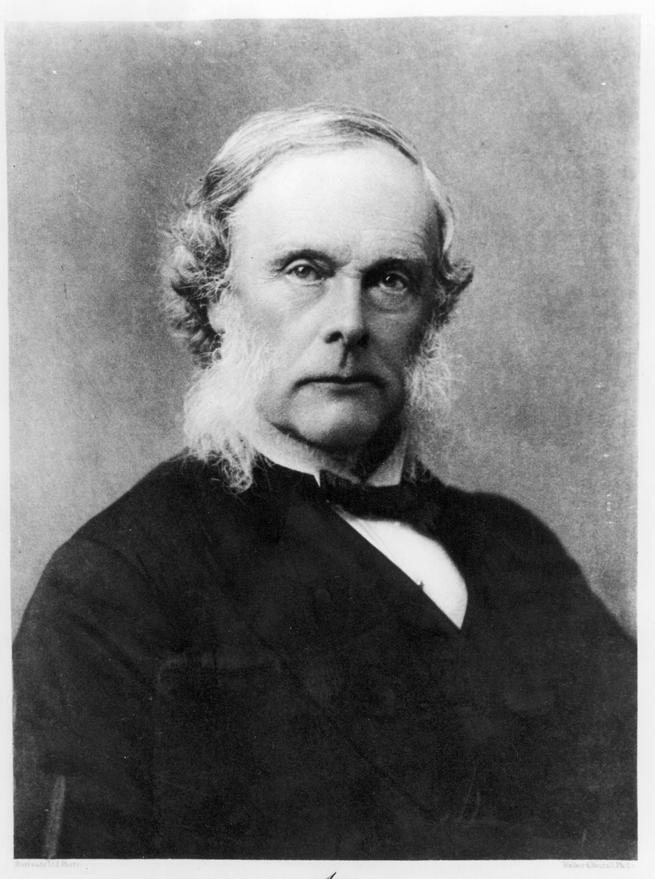 Sir Joseph Lister (1827-1912) Walker és Boutall metszete alkotó: English School