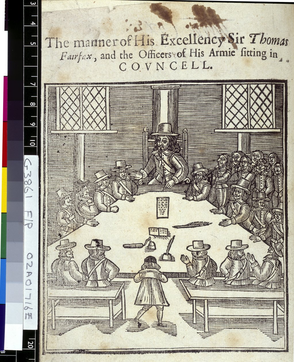 Sir Thomas Fairfax (1612-71) és a Parlamenti Hadsereg Általános Tanácsa alkotó: English School