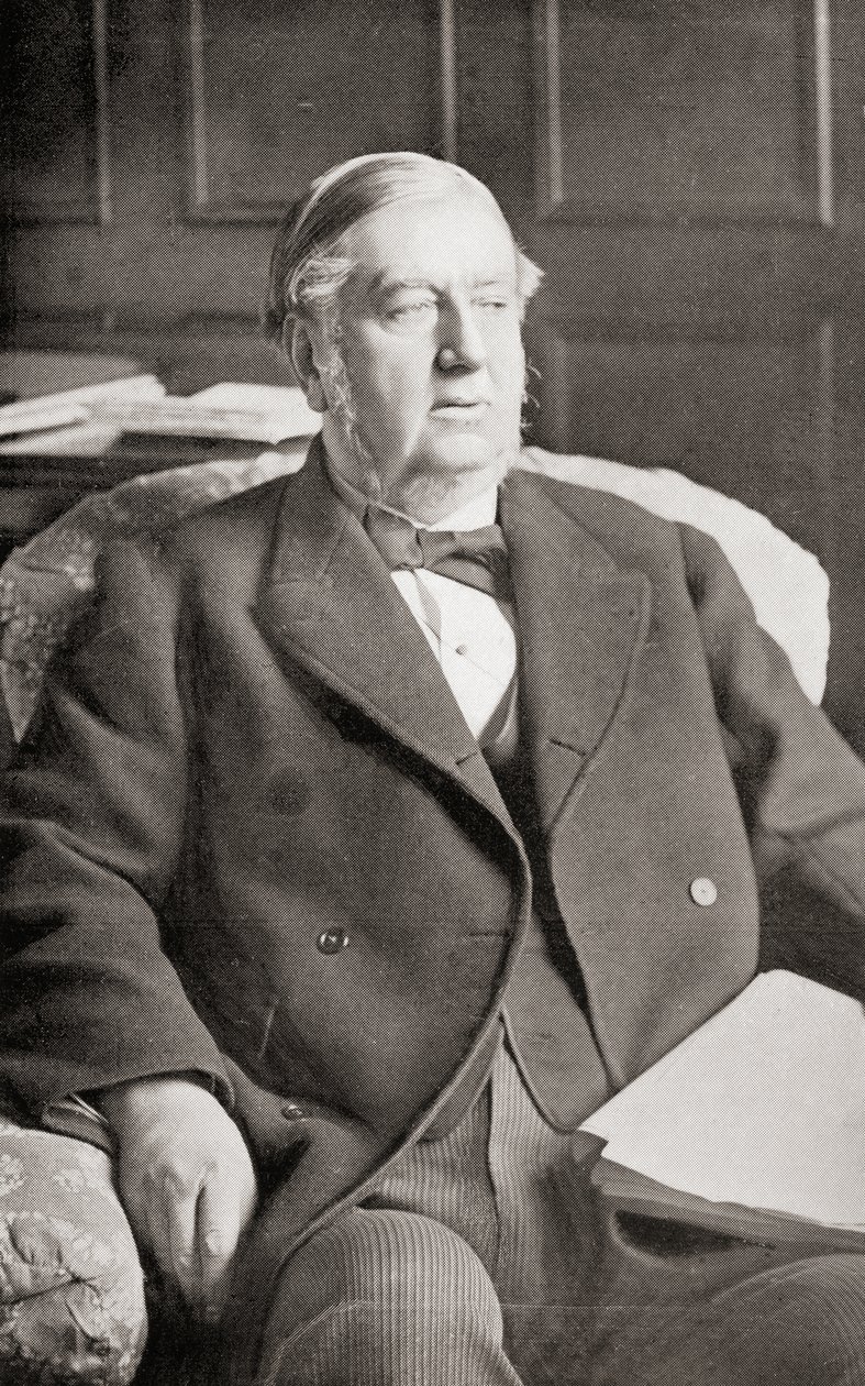 Sir William Harcourt a "Gladstone: The Man and the Statesman" című művéből, David Williamsontól, 1898-ban alkotó: English School